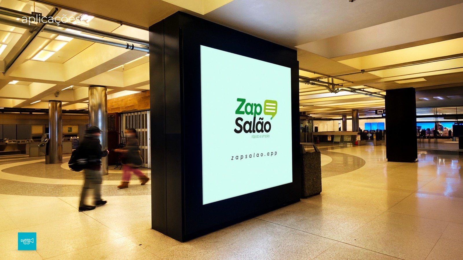Comunicação da marca Zap Salão